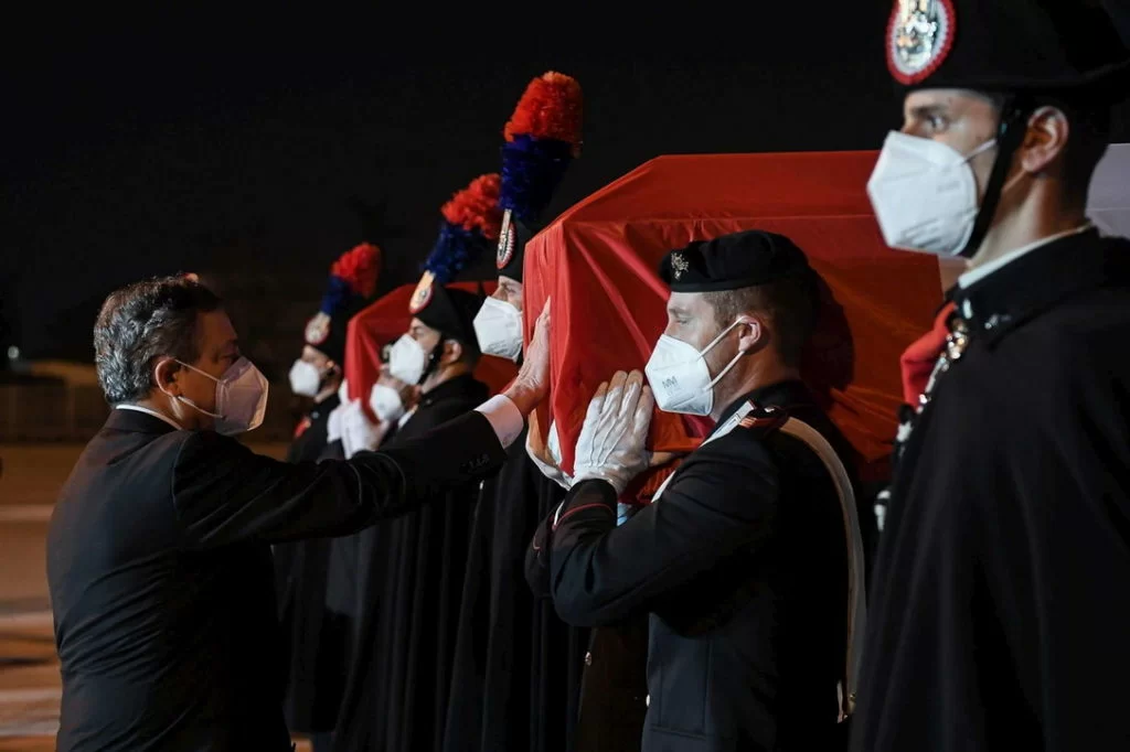 Luca Attanasio e Vittorio Iacovacci funerali.