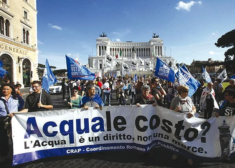 Acqua quotata in Borsa.