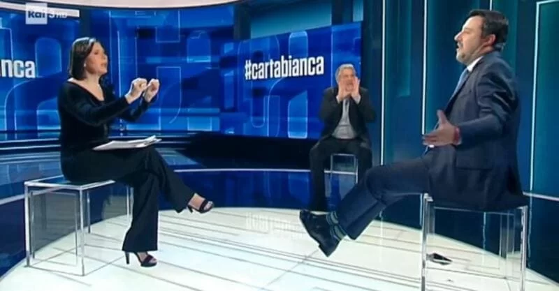 Scontro Salvini-Lucci_dibattito