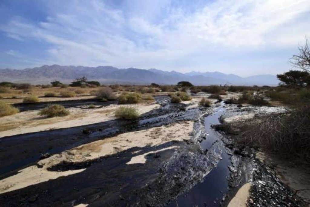 disastro ambientale in israele