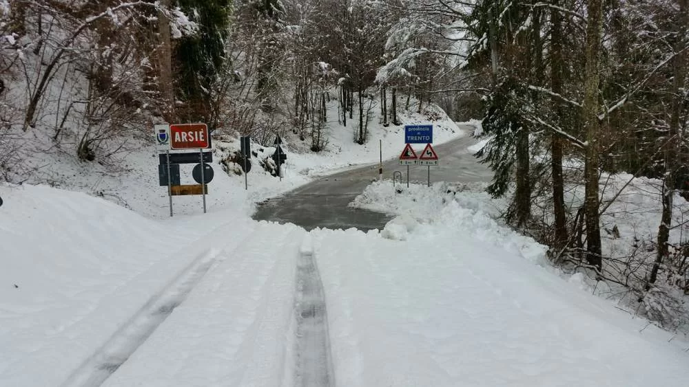 Palaghiaccio di Vipiteno neve.