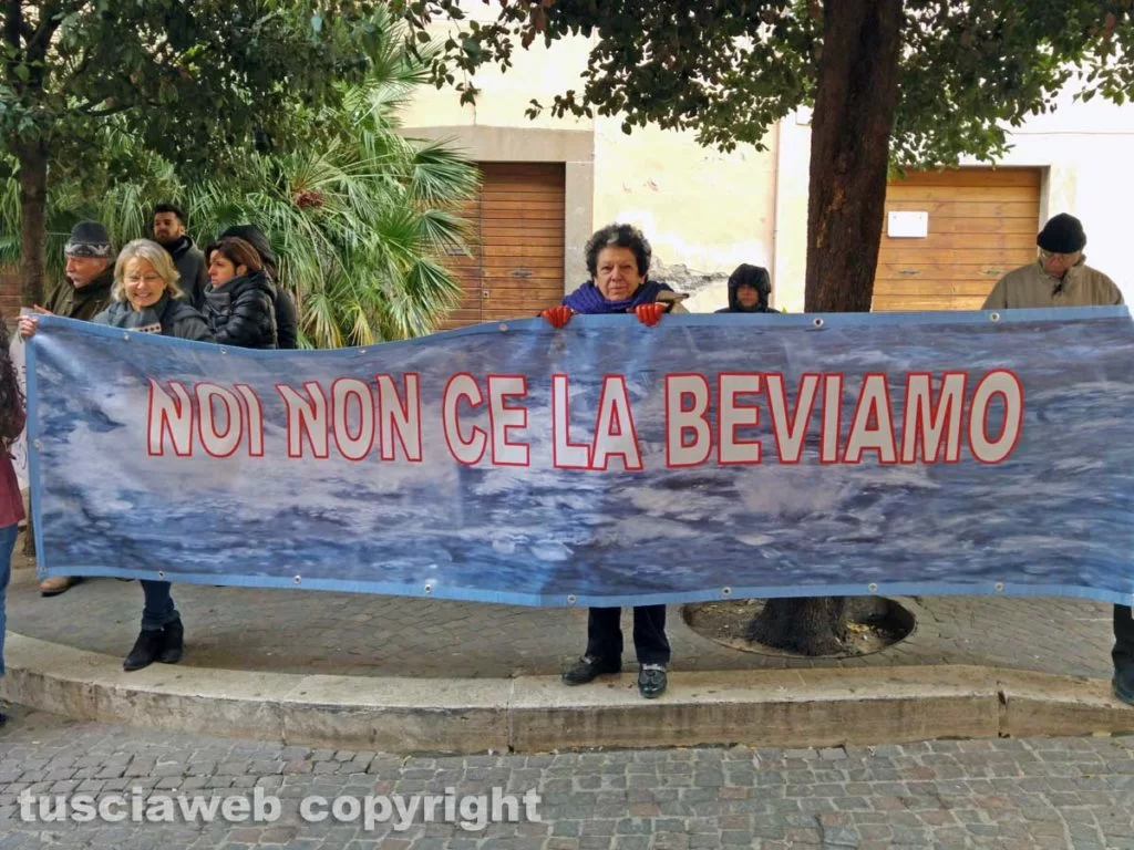 Acqua amara, La provincia di Viterbo senza acqua potabile, il dolore della popolazione