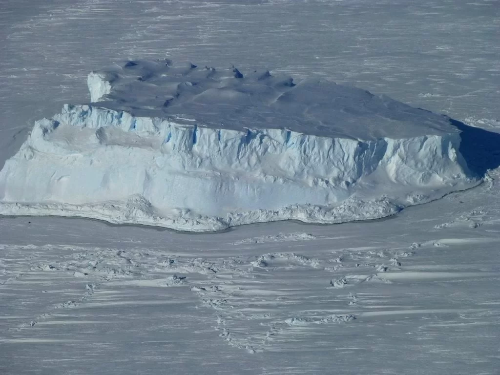 Il distacco dell'iceberg dalla piattaforma Brunt.