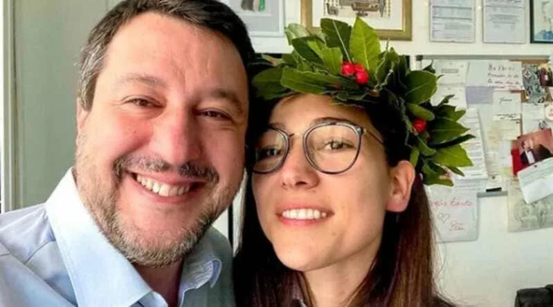 Francesca Verdini_laurea_Matteo Salvini