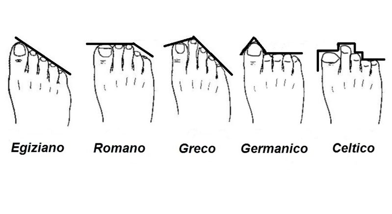come si chiamano le dita dei piedi_tipologie piedi