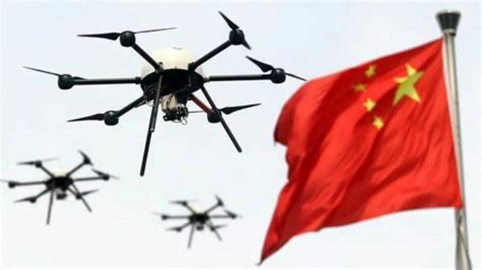 Rete di sorveglianza in Cina: monitoraggio attraverso l'uso dei droni