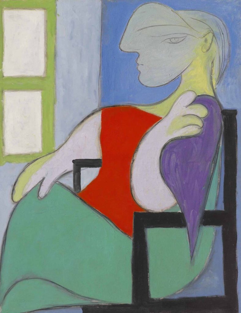 Marie-Thérése è nel dipinto di Picasso una dea alata.