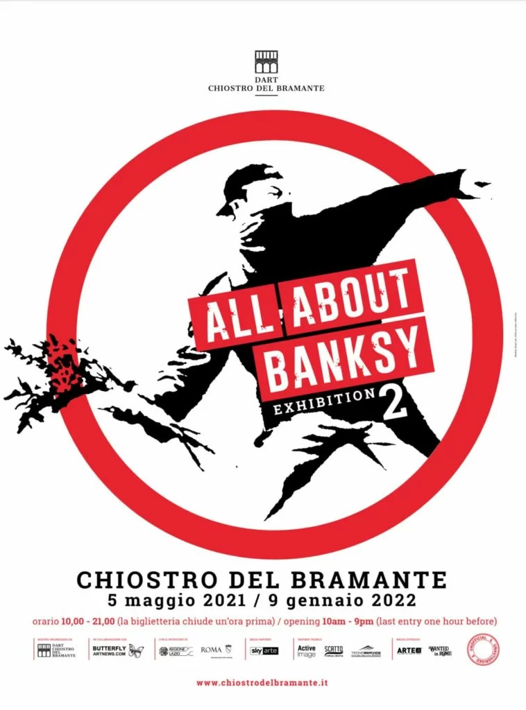 "All about Banksy", una rassegna della poetica artistica dello street artist.