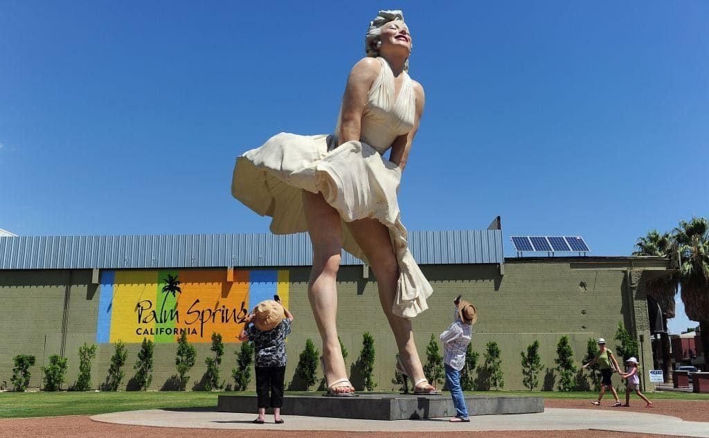 Statua di Marilyn con la gonna al vento