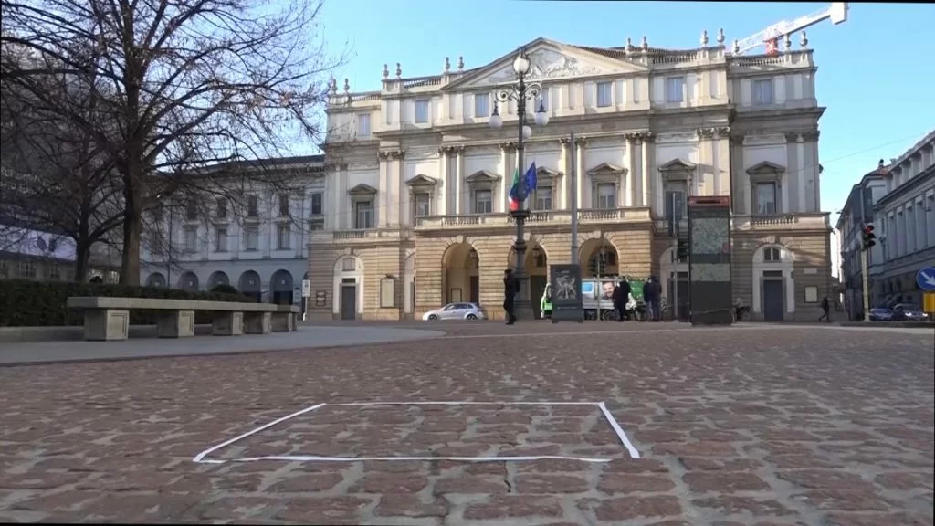 La scultura invisibile di Salvatore Garau: "Buddha in contemplazione"