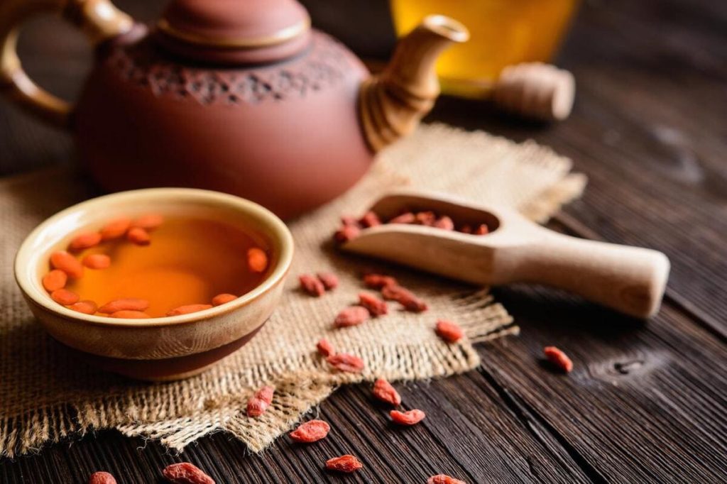 bacche di goji dose giornaliera infuso