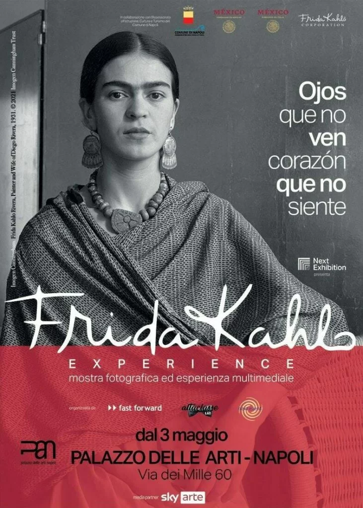 Frida Kahlo in mostra: a Napoli materiale inedito sulla vita della sorprendente artista.