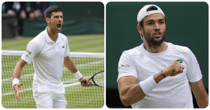 Finale Wibledon: Djokovic insuperabile batte Berrettini 3 set a 1