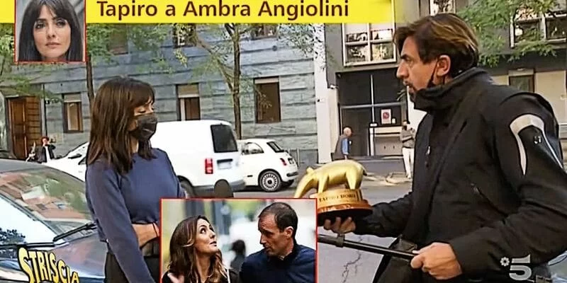 Ambra Angiolini e Allegri_tapiro