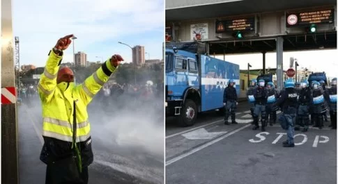 Sgombero manifestanti a Trieste: l'intervento della Polizia. Puzzer: "Ci hanno attaccato, non ho parole"