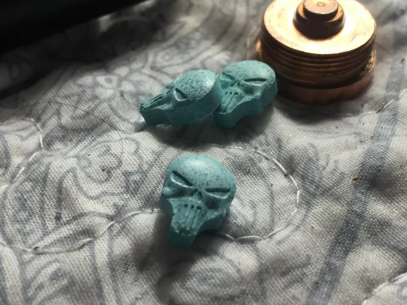 La pasticca di MDMA "Blue Punisher" contiene cinque volte la dose abituale di MDMA