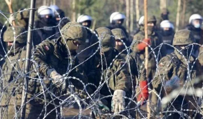 crisi in Bielorussi confine con la polonia