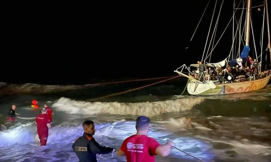Il salvataggio in mare di 88 migranti