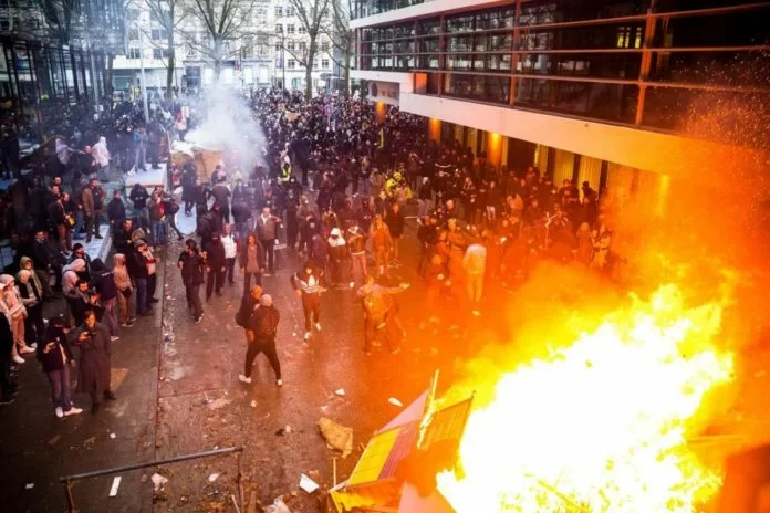 manifestazione violenta bruxelles