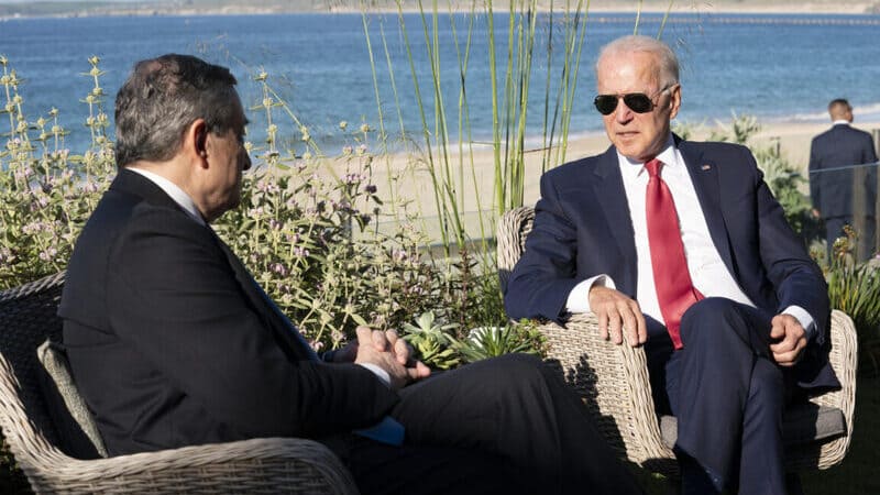 draghi incontrerà biden_