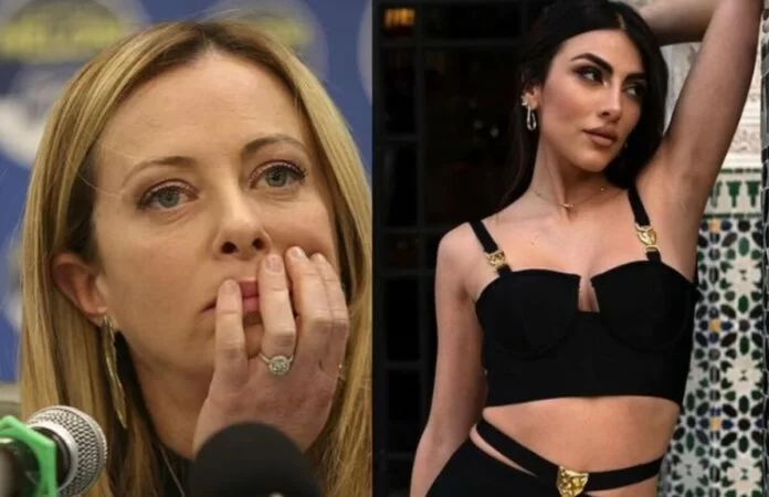 Meloni, giulia salemi testimonial contro la violenza sulle donne