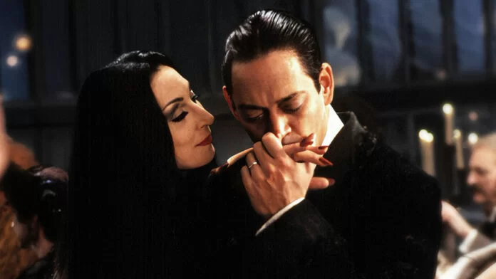 gomez morticia addams matrimonio felice