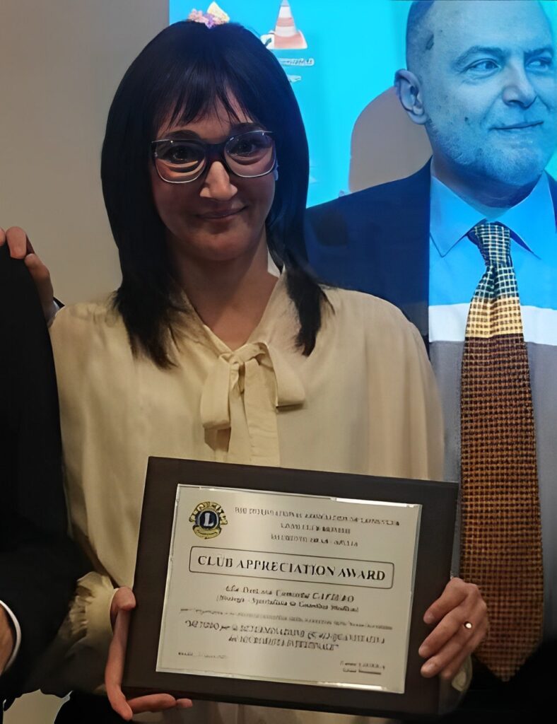 concetta cafiero_premio lions