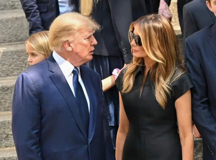 melania trump divorzio