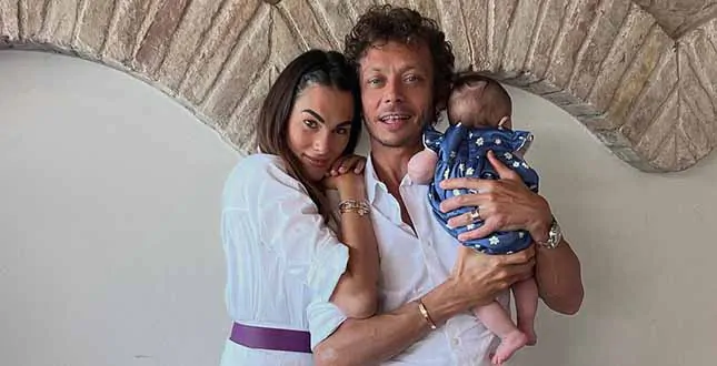 Figlia di Valentino Rossi: l'annuncio della nascita di Giulietta