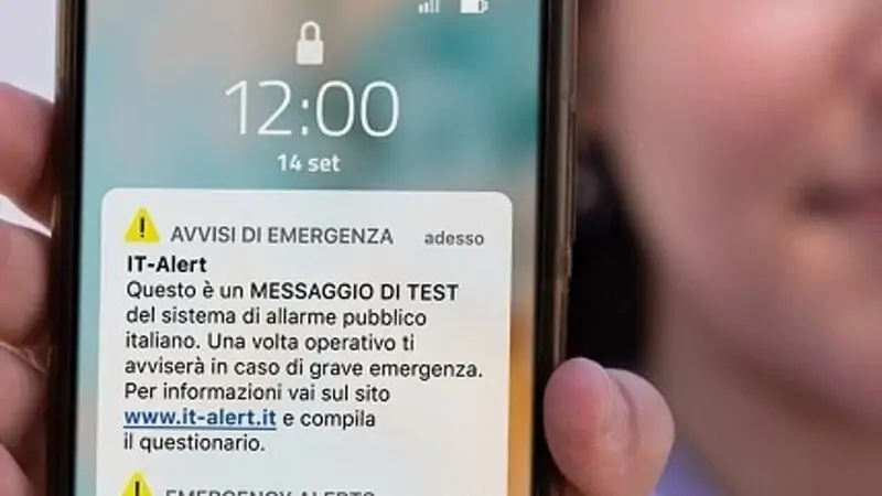 IT-Alert, test rinviato nel Lazio cosa fare quando arriva_