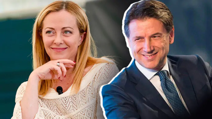 Sondaggi politici, sale FdI di Meloni, Conte ruba voti al Pd