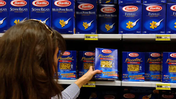 barilla, una donna sceglie la pasta