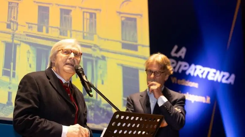 Vittorio Sgarbi e Nicola Porro