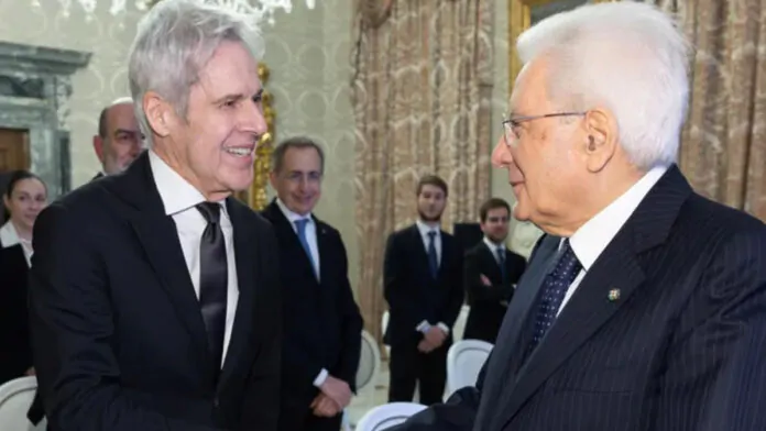 claudio baglioni e sergio mattarella