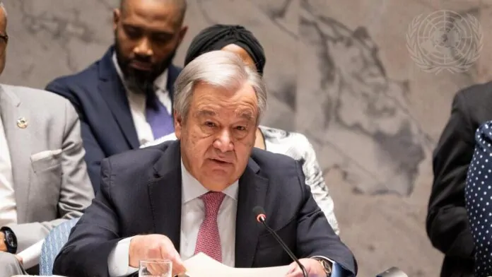 antonio guterres, segretario generale dell'onu