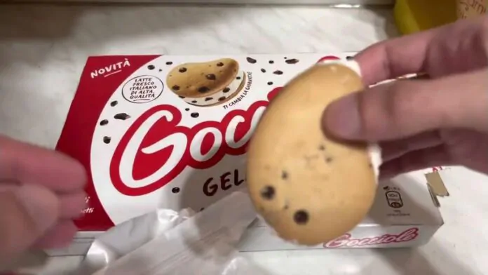 ringo e gocciole ora sono gelati in vaschetta