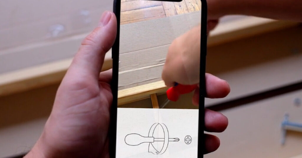 AR - realtà aumentata per assemblare i mobili IKEA
