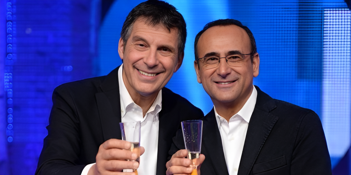 Festival di Sanremo 2025, Conti: "Fabrizio Frizzi lo avrebbe condotto con me" 3 festival di sanremo 2025, carlo conti e fabrizio frizzi