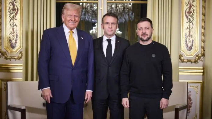 trump, zelensky e macron