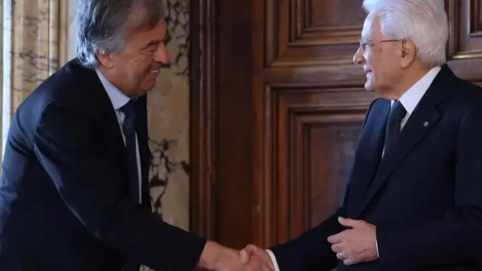 burioni e mattarella al quirinale