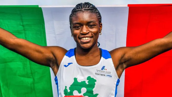 Kelly Doualla vince l'oro olimpico.