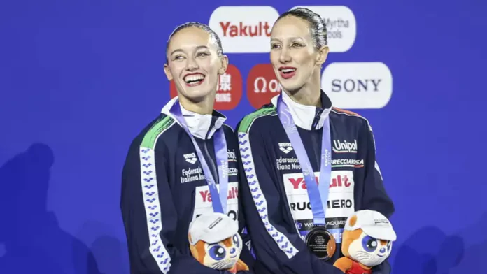 Piccoli e Ruggiero argento al nuoto artistico di Singapore.