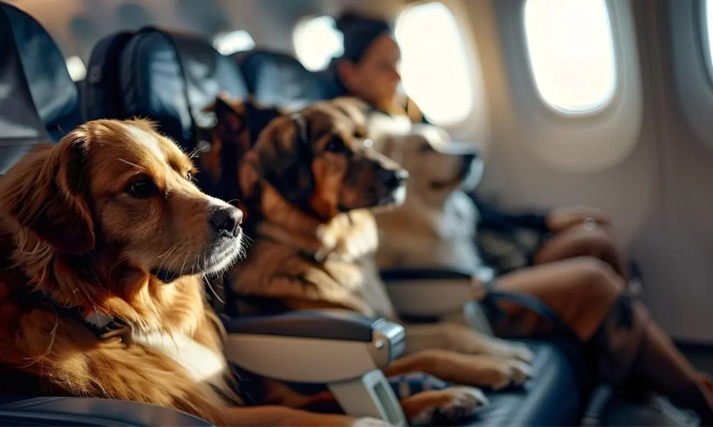 Viaggio pet friendly in aereo.