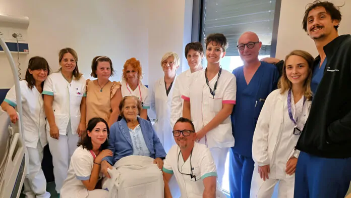 operazione al femore a 103 anni