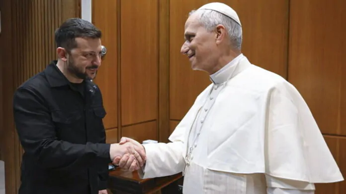 zelensky e papa leone