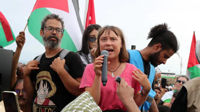 greta thunberg lascia la flotilla