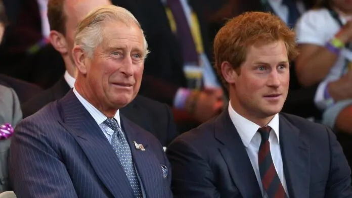 re Carlo e il principe Harry