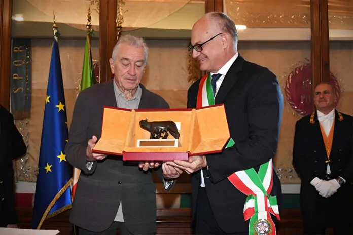 Robert De Niro e Roberto Gualtieri